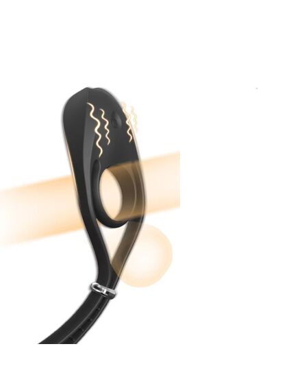 Эрекционное кольцо "Лассо" с вибрацией LOCK 