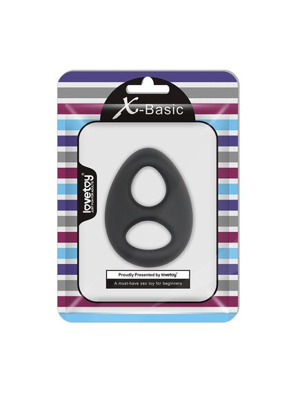 Эрекционное двойное кольцо X-Basic, двойное , изображение 2