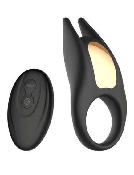 Черное эрекционное виброкольцо LUCASII , изображение 2