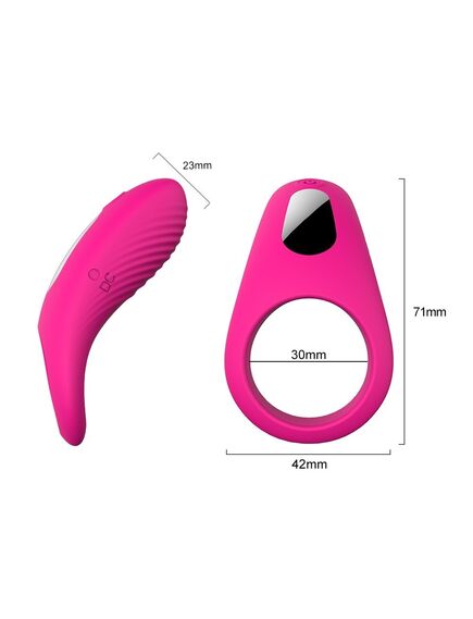 Эрекционное кольцо с вибрацией Himan , изображение 6