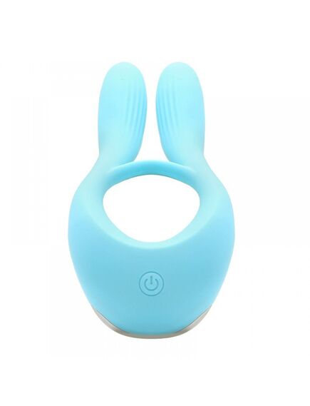 Вибратор для пар KisToy "Martin Blue", два мотора, крепление на член, диаметр 32мм , изображение 4