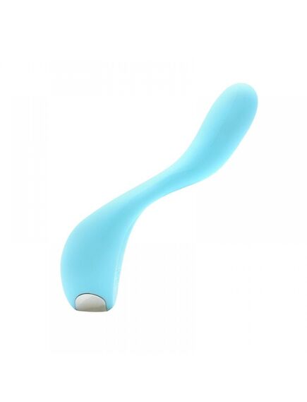 Вибратор для пар KisToy "Martin Blue", два мотора, крепление на член, диаметр 32мм 