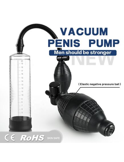 Вакуумная помпа для увеличения члена с грушей , изображение 4