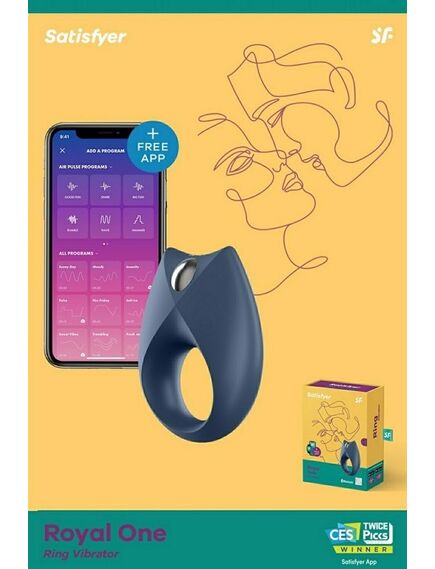 Эрекционное кольцо Satisfyer Royal One с возможностью управления через приложение 