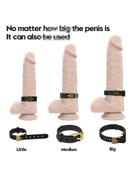 Эрекционное кольцо на ремне "Choker" , изображение 4