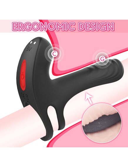 Эрекционное кольцо расширитель с вибрацией и с пультом Д/У , изображение 3