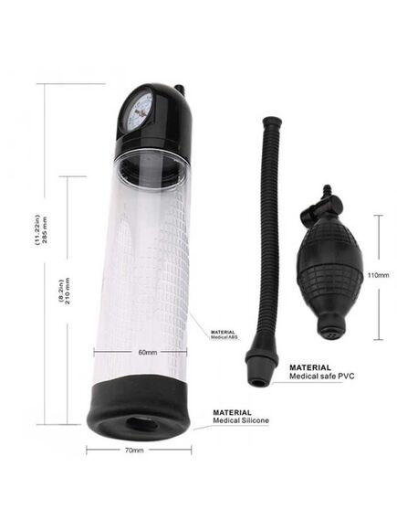 Вакуумная помпа для увеличения члена с барометром , изображение 2