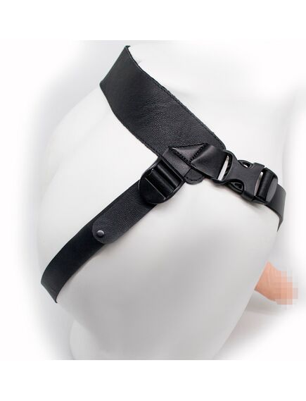 Фаллоимитатор поясной пустотелый с бандажом , изображение 3