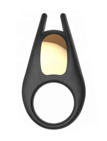 Черное эрекционное виброкольцо Lucas , изображение 2