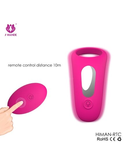 Эрекционное кольцо с вибрацией и пультом д\у Himan RCT , изображение 9