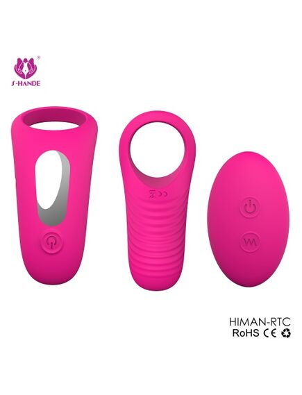 Эрекционное кольцо с вибрацией и пультом д\у Himan RCT , изображение 10