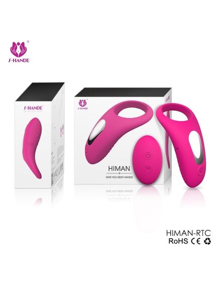 Эрекционное кольцо с вибрацией и пультом д\у Himan RCT 