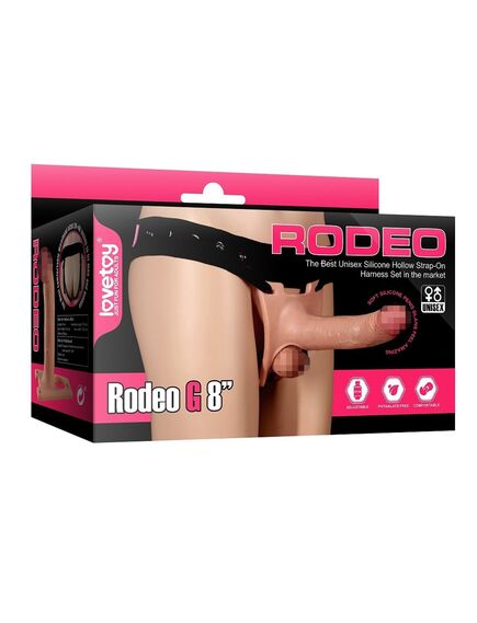 Фаллопротез с открытой мошонкой "Rodeo G 8'' , изображение 5
