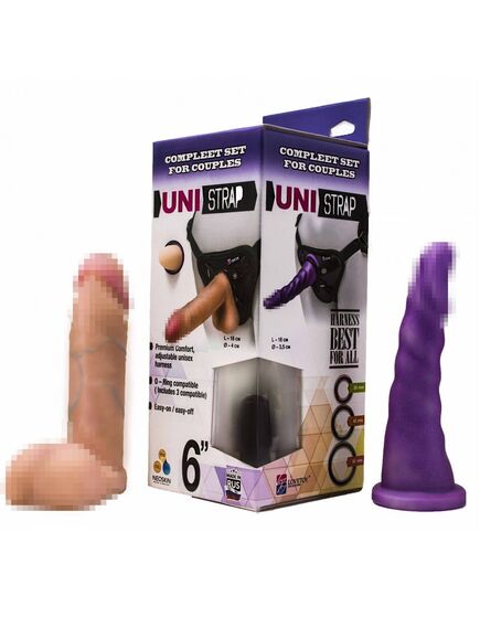 Пояс с двумя насадками UNI Strap 6" , изображение 4