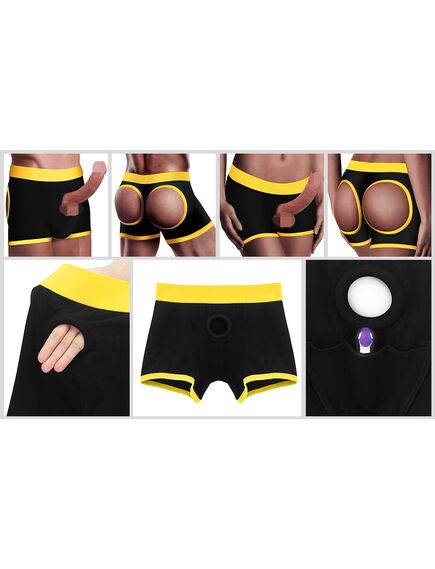 Трусы для страпона с вырезом для ягодиц XL-XXL , изображение 9