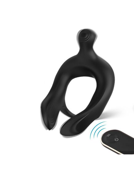 Эрекционное кольцо с вибрацией "Dot ring-rct", с пультом Д/У 