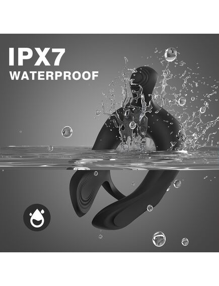 Эрекционное кольцо с вибрацией "Dot ring-rct", с пультом Д/У , изображение 3