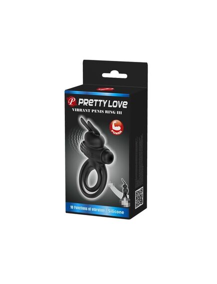 Эрекционное кольцо кролик 10 режимов 