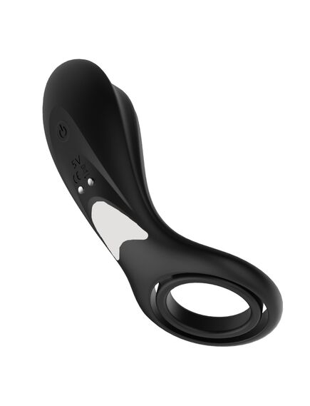 Эрекционное кольцо с вибрацией, подхватом под мошонку "Rings" 