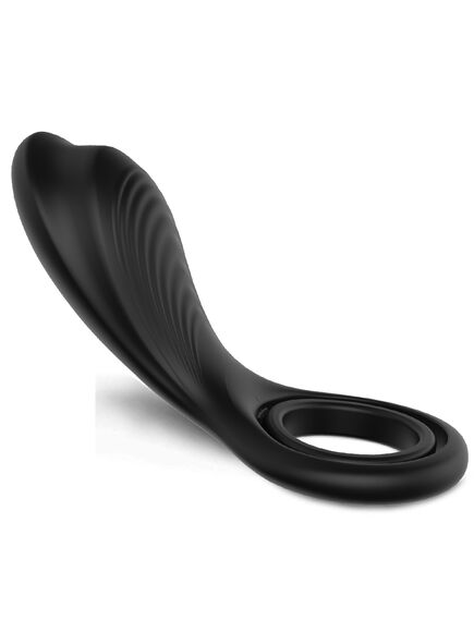 Эрекционное кольцо с вибрацией, подхватом под мошонку "Rings" , изображение 2