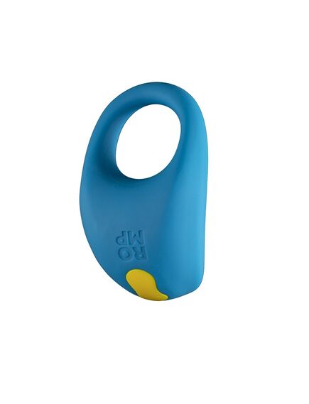 Эрекционное кольцо Romp Juke с вибрацией, синее , изображение 4