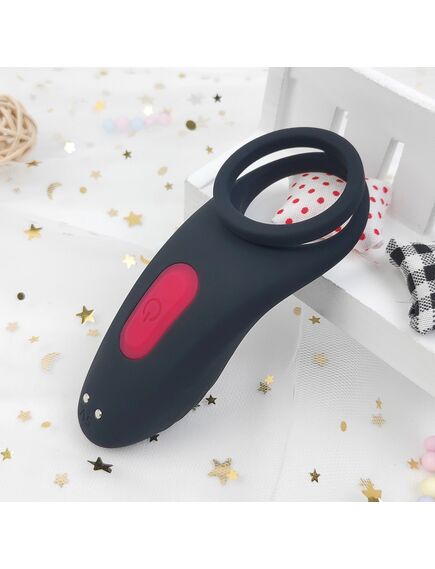 Эрекционное кольцо с вибрацией Coco-RCT с пультом , изображение 5