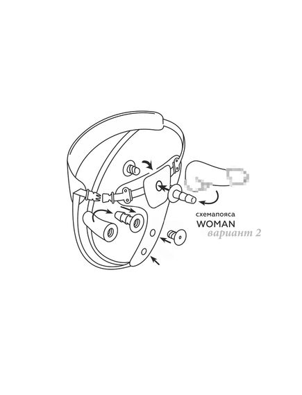 Страпон Woman Midi с 2 насадками , изображение 6