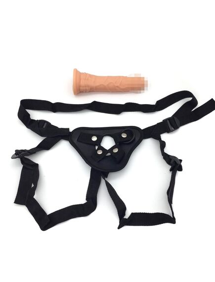 Полый страпон-фаллопротез с поясом , изображение 3