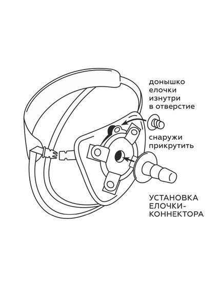 Страпон Best Uni Strap с 2 насадками , изображение 13