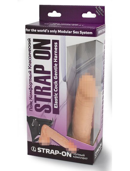 Фаллоимитатор с поясом Harness Realistic 17 см , изображение 2