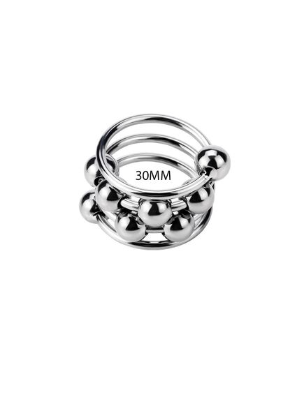 Металлическое эрекционное кольцо 3 см , изображение 5