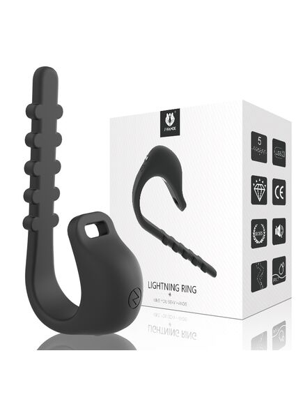 Эрекционное кольцо с электростимуляцией "Lighting ring" 