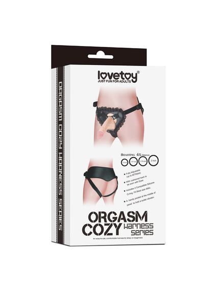 Универсальные кружевные трусы для страпона (без насадки) , изображение 3