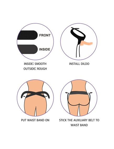 Страпон "Easy Strapon Set" 21,5 см , изображение 2