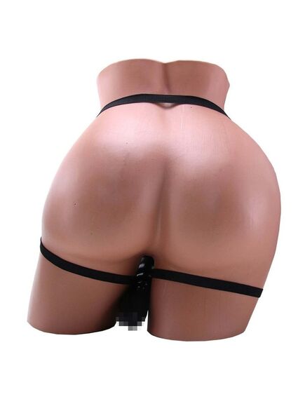 Двойной страпон с вибрацией Vibrating Double Delight Strap-On , изображение 4