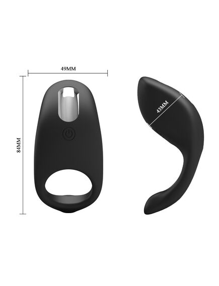 Эрекционное кольцо Gemma с вибрацией 7 режимов , изображение 4