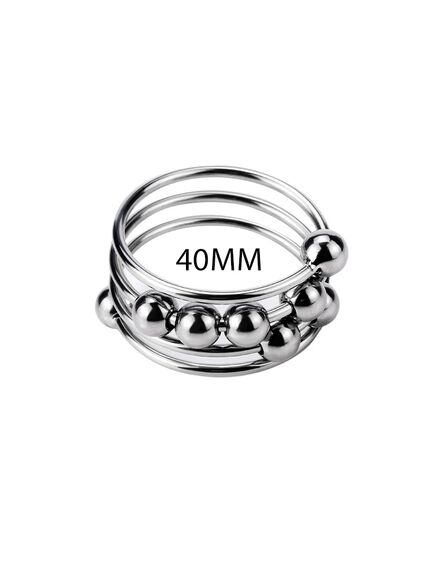 Металлическое эрекционное кольцо 4 см , изображение 5