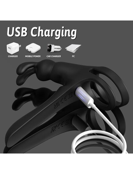 Эрекционное кольцо с пультом Д/У TUSKY-RCT , изображение 3