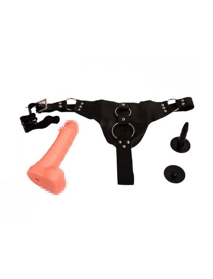 Фаллоимитатор Realistic с поясом , изображение 3