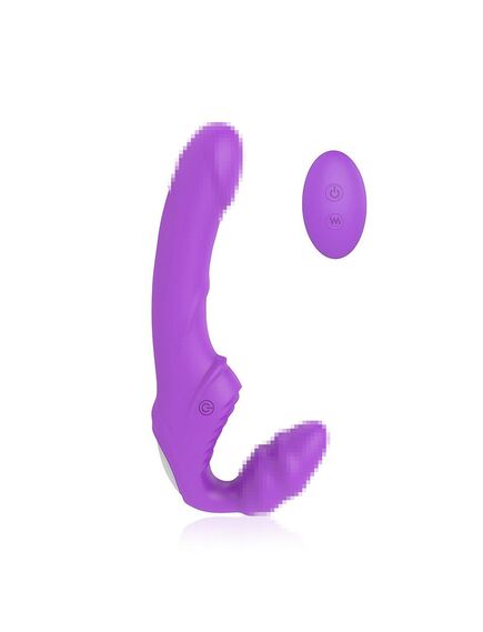 Безремневой страпон с вибрацией Cosmo 