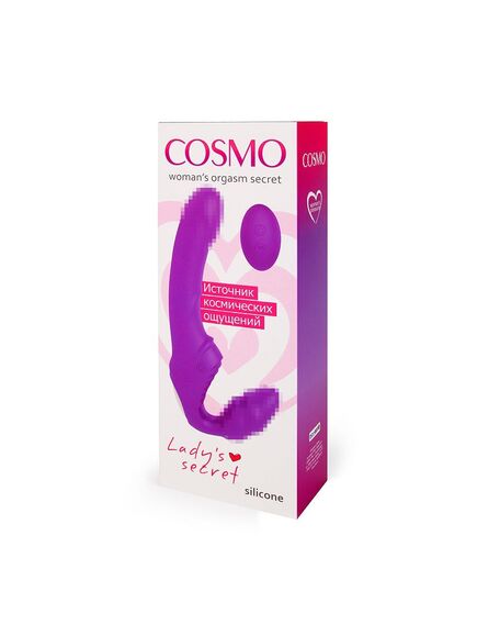Безремневой страпон с вибрацией Cosmo , изображение 2