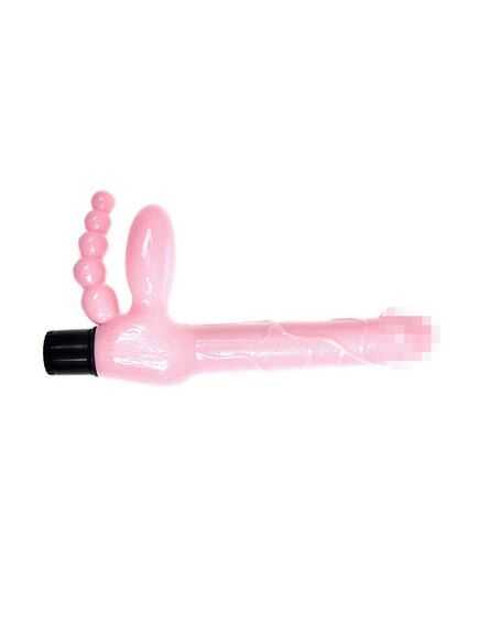 Безремневой страпон с вибрацией 