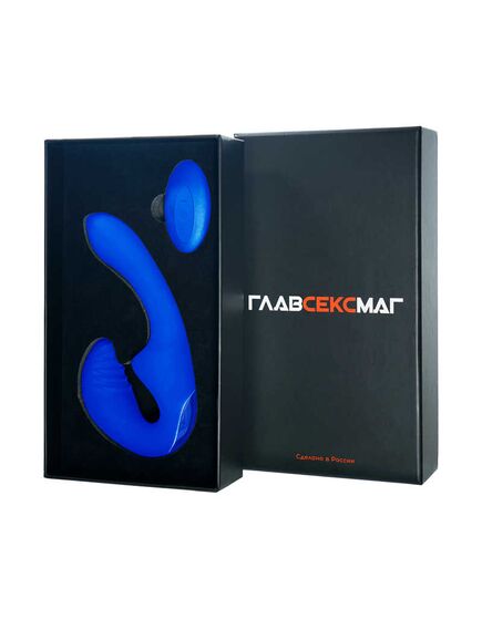 Безремневой анатомический страпон с пультом управления , изображение 2