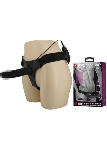 Полый страпон с вибрацией "Vito" , изображение 2