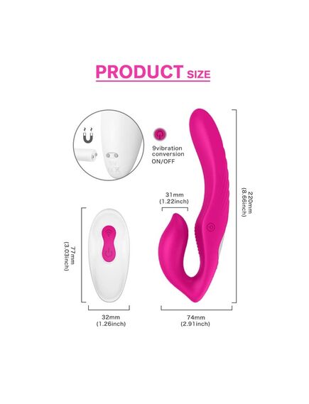 Страпон Nami RCT с пультом , изображение 3