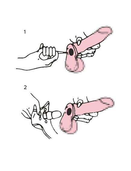 Насадка на "Harness" телесная в ламинате , изображение 2