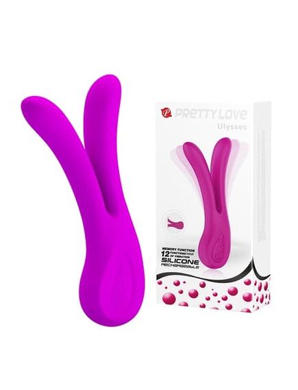 Универсальный вибромассажер для пар V-образной формы Pretty Love Ulysses , изображение 2