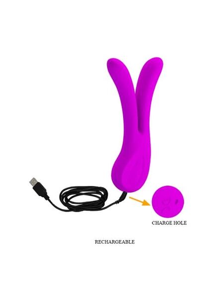 Универсальный вибромассажер для пар V-образной формы Pretty Love Ulysses , изображение 3