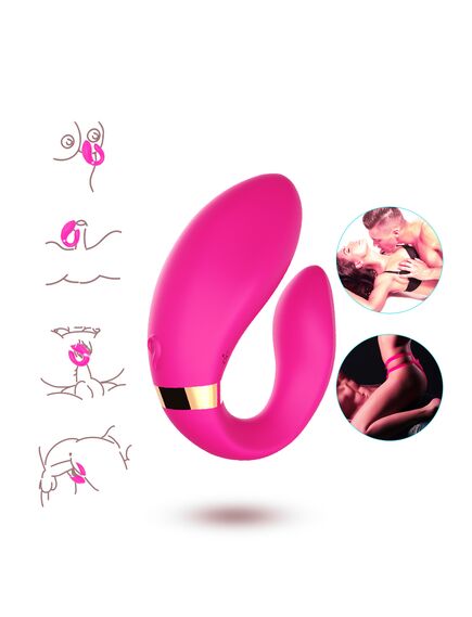 Вибратор для пар Couple Vibrator pink , изображение 4