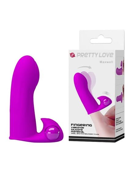 Насадка на палец с вибрацией фиолетовая , изображение 2